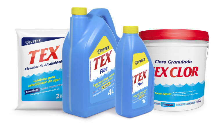 Imagem representativa da Linha completa de produtos para piscinas V3TEX